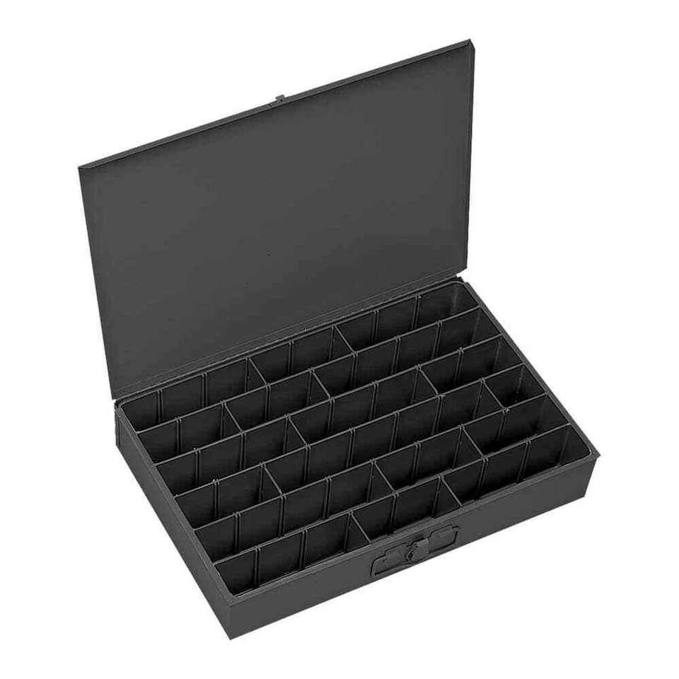 Durham 099-95 Steel Storage Drawer with 6 Horizontal Compartments 18"x12"x3"