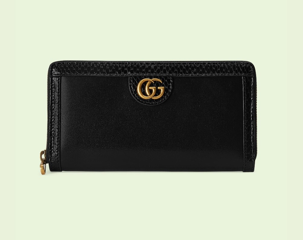 GUCCI Ophidia Japan Limited Zip Around Wallet Black New from Japan