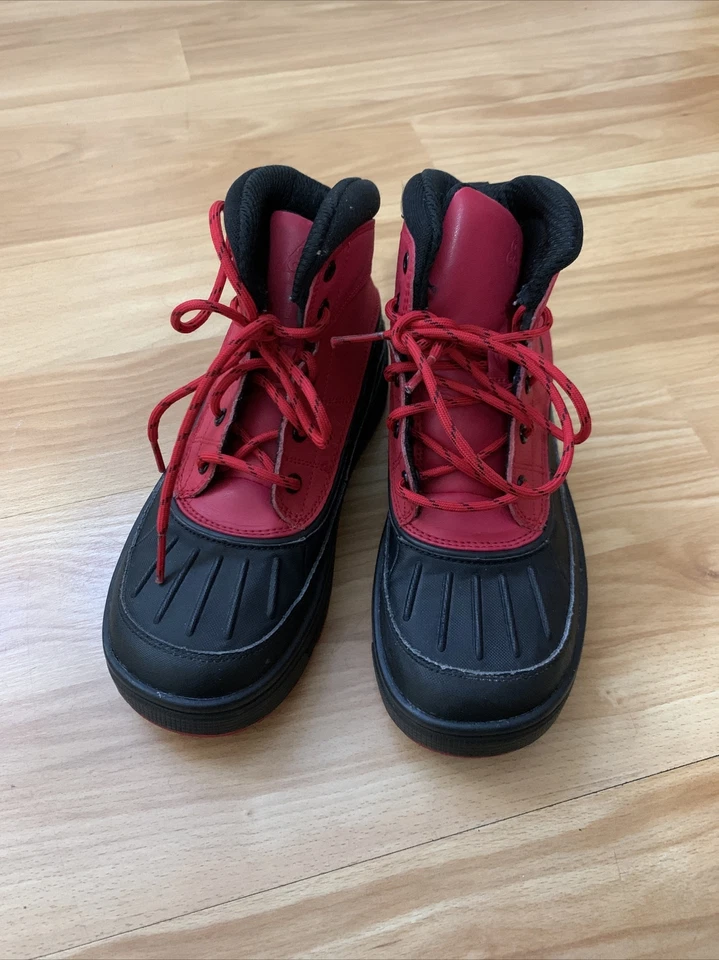Nike ACG Woodside 2 Botas Altas Juveniles Talla 3 Rojo Negro 524873-601 Foto 3 de 4