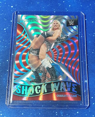 2022 Panini Revolution WWE Shock Wave Sunburst /99 Charlotte Flair #13