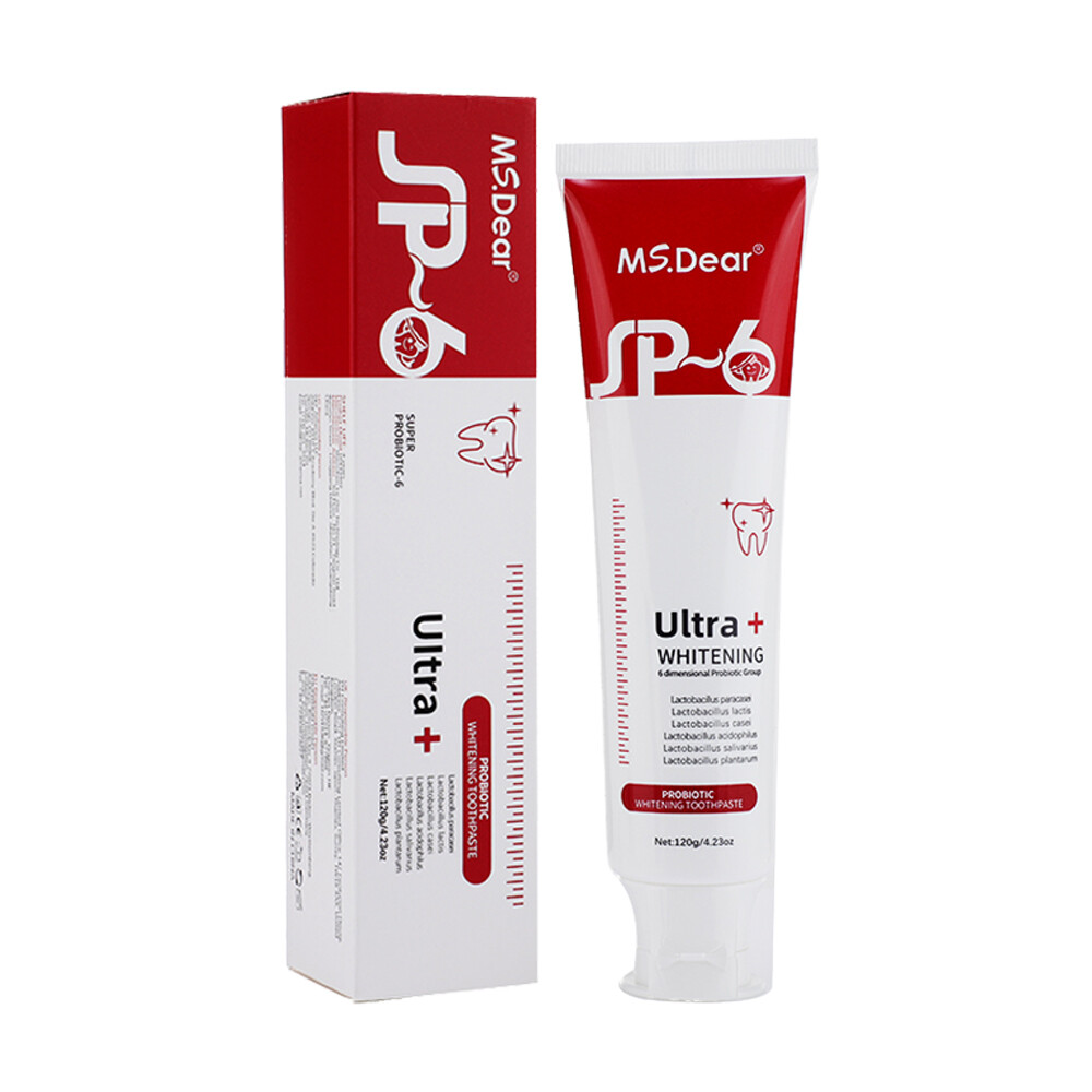 SP-6 Probiotic Whitening Toothpaste Brightening Remove Bad Breath Deep Cleaning