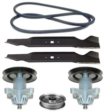 Bolens 38" Lawn Mower Deck Parts Rebuild Kit Spindles Blades Belt FREE Shipping