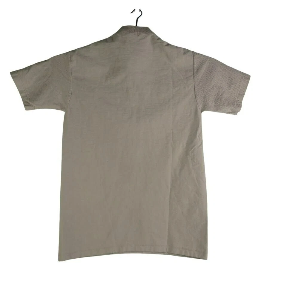 Camisa polo vintage Oneita EE. UU. Vancouver Canadá para hombre talla mediana beige 100 %... Foto 2 de 4