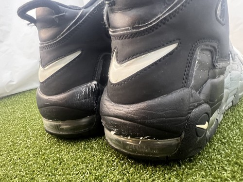 Nike Air More Uptempo Turnschuhe Herren Jungen Größe 7y schwarz weiß grau 415082-005 - Bild 11 von 14