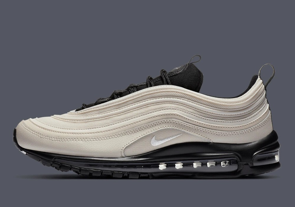 Nike Air Max 97 Light Bone Black Sneakers DH0861-100 Men's Sizes NEW  