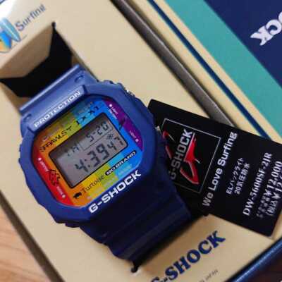 【希少】CASIO G-SHOCK surfing DW-5600SF-2JR CASIO G-SHOCK DW-5600SF-2JR Surfing 6 Collaboration Men's Watch