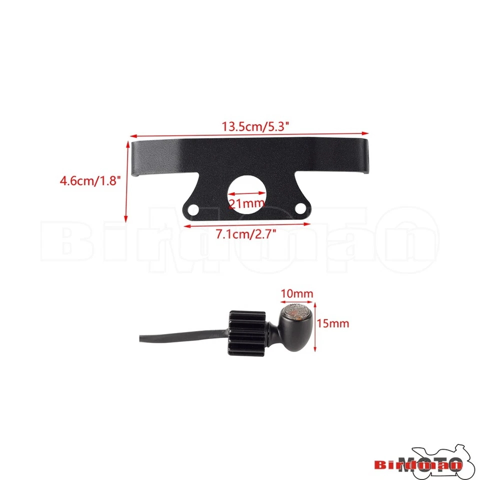 For Harley Sportster S 1250 RH1250S Mini Front LED Turn Signals Indicator Light - Image 2 of 4