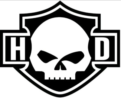 Autocollant Harley-Davidson - 1 Sticker (taille Env. 2") - Générique