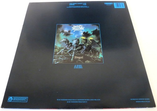 King Diamond 1987 The Family Ghost Vinyl Roadracer Records RR 125476 "1st Press" - Picture 2 of 14