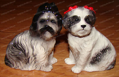 SHIH TZUS Magnetic Salt & Pepper Shakers (10775) Attractives Collection