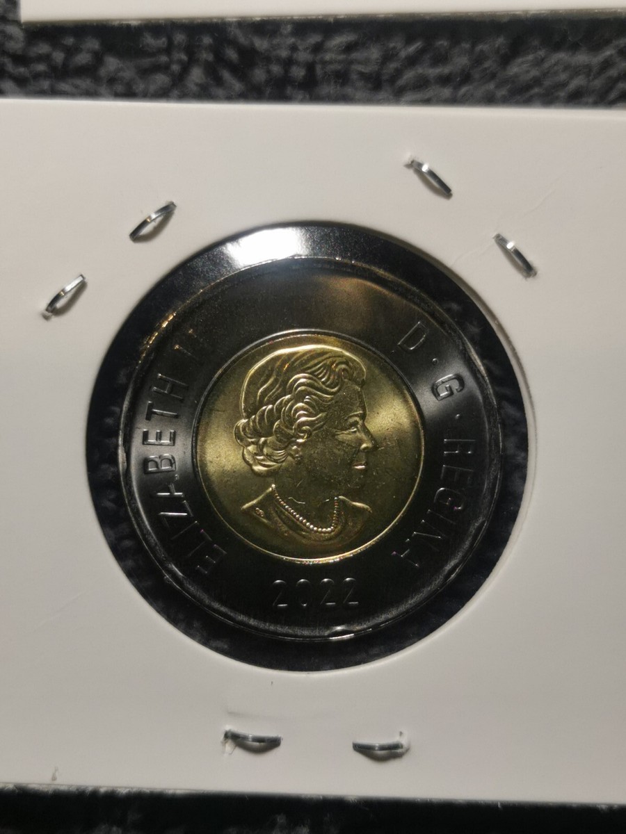 PCGS MS65 2022 カナダ $2 ブラックリング クイーン エリザベス PCGS MS65 2022 カナダ $2 ブラックリング クイーン エリザベス