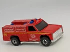 Vintage 1974 Hot Wheels Red EMERGENCY SQUAD Unit Fire Truck Hong Kong