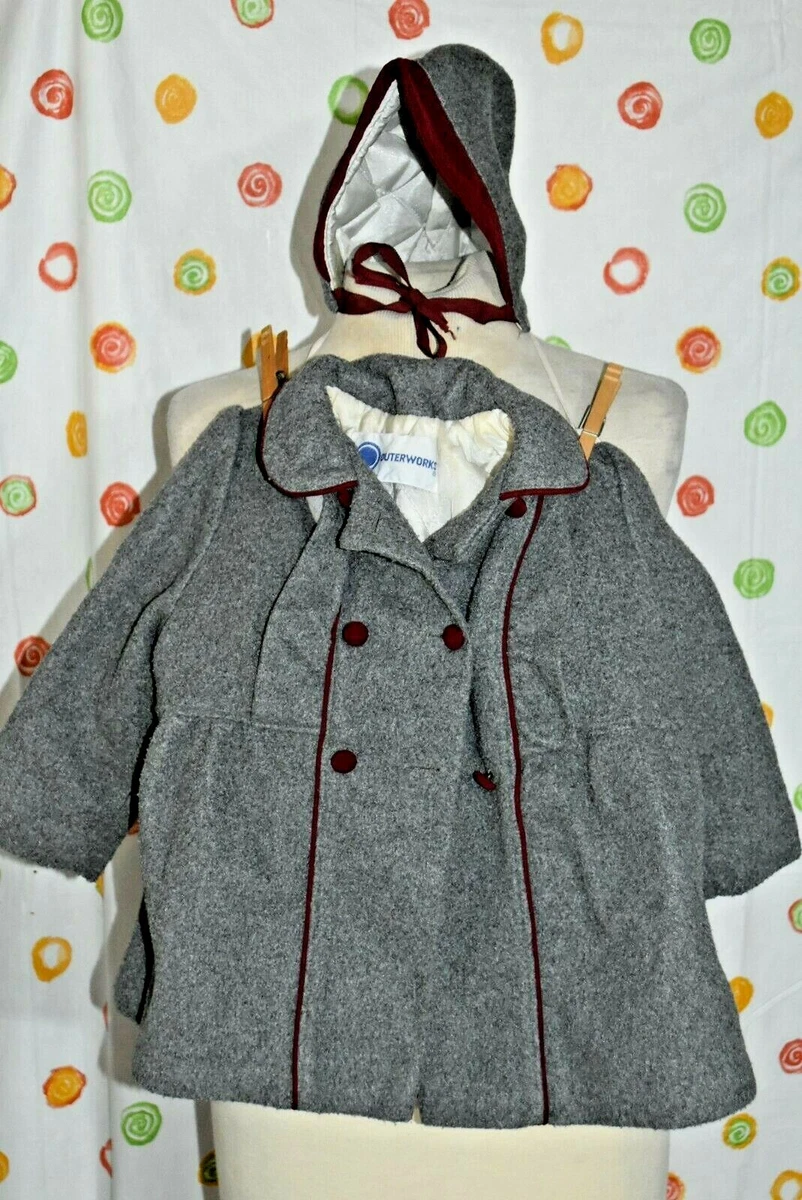 Girls knee length best sale coat