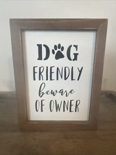Dog Home Decor Sign