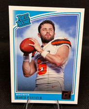 2018 Baker Mayfield Browns Donruss #303 Rated Rookie Card RC. rookie card picture