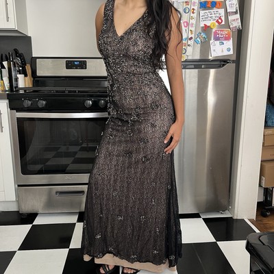 aidan mattox dress black BHLDN Aidan Mattox Regina Gown