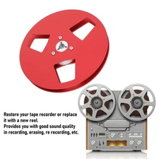 Empty Tape Reel 5 Inch 3 Holes Nab Universal Open Empty Aluminum Alloy Takeup