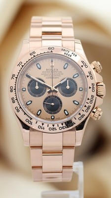 Rolex Daytona Roségold 40mm LC100 + RLX Service 2025  116505 Original Papiere