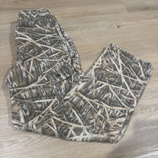 Vintage 90s USA Mossy Oak Shadow Grass Camouflage Chamois Hunting Pants 32x30