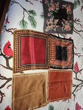 5 Vtg Scarves 2 ECHO 10