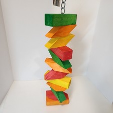 Featherland Paradise - Chew en zig zag multicolore - Jouets oiseaux pour grands oiseaux
