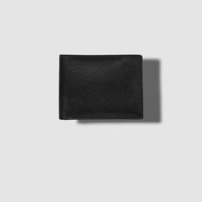 $48 Perry Ellis Men's Premium Black Leather Gramercy Bifold Wallet