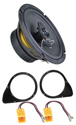 Ground Zero 2-Way 120Watt 16.5cm Speakers for Fiat 500 Stilo Lancia Delta H