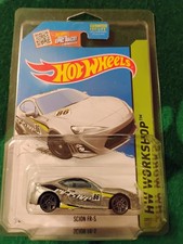 2015 Hot Wheels  Scion FR-S HW Workshop 237/250 Silver In Protector 