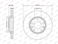 2X Jurid Bremsscheibe Coat+ 563844JC JC Schachtel FüR Renault Express Tce 100