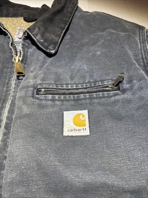 Carhartt W J097 PLT Detroit Jacket Women's Size Medium Grey