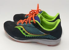 Saucony Guide 14 Men's Running Shoes Black Neon Orange Size 11 S20654-25