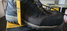 DeWALT Bulldozer Mens Brown Steel Toe Midsole  Safety Work Boots SLIDE BROWN 