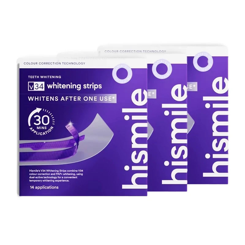 SMILE.THさん専用 Hismile V34 Teeth Whitening Strips – 3 Pack | Purple Tooth