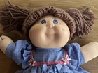 Vintage Cabbage Patch Kids Doll 1982 Green Signature Xavier Roberts Calico
