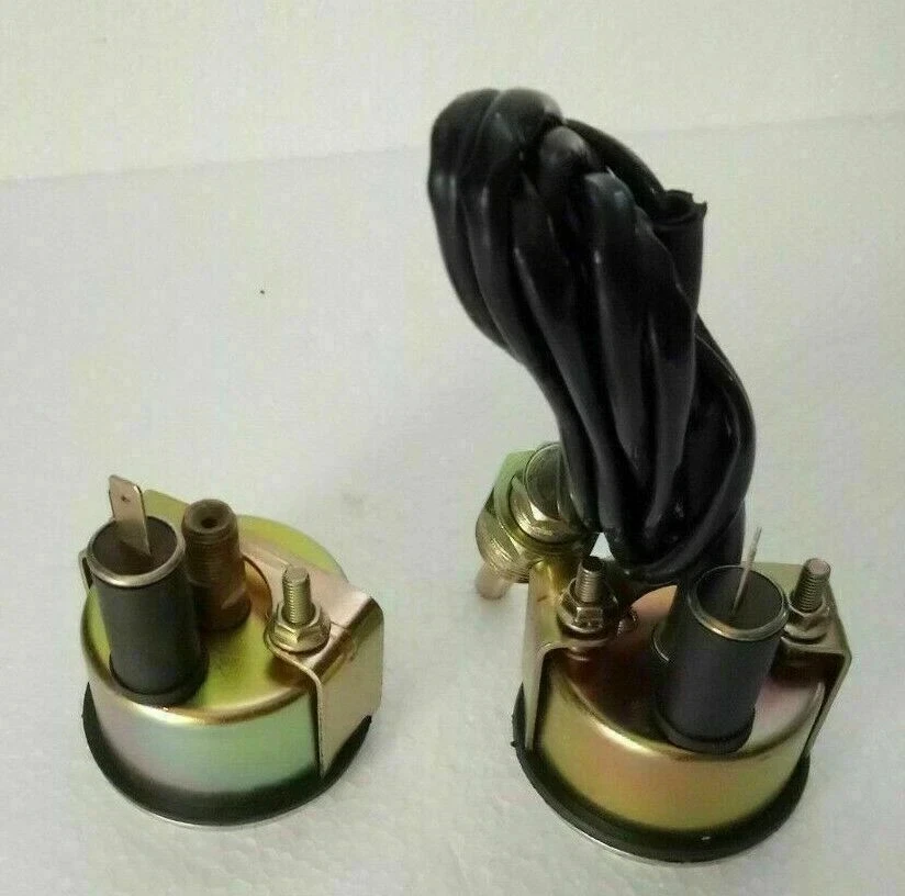 Smiths Replica 52 mm 2 1/16" Gauges Kit - Temp + Oil pressure Gauge BC - Image 3 of 3