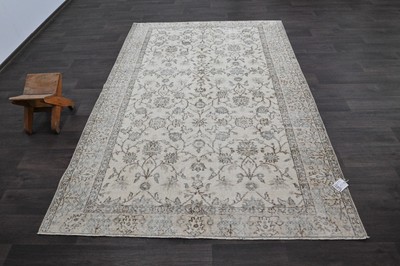 Oushak Türkisch Vintage Teppich 5x8 Kelim Rug Anatolisch Handarbeit Boho Deko...