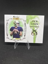 2022 Wild Card MATTE - Smoking Guns Jack Coan #SG-4 White-Green Smoke (RC)