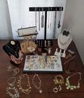Antique Vintage Estate Gemstone Rhinestone Crystal Costume Signed Jewelry Lot