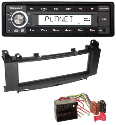 Continental USB 1DIN AUX DAB MP3 Autoradio für Mercedes A-Klasse W169 B-Klasse W - Bild 1 von 4