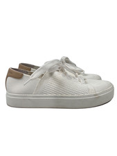 Lucky Brand Women's White Knit Tenuda Lace Up Casual Sneakers - 9