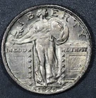 1925 25C STANDING LIBERTY SILVER QUARTER KM# 145 Grade:  VF A6616