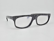 Alain Mikli Paris A.M. 86 708-537 Grey Marble on Black Eyeglasses Frame France