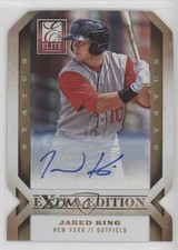 2013 Elite Extra Edition Status Gold Die-Cut Signatures 1/5 Jared King Auto 0a7
