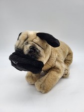Vintage Animal Alley Pug Dog Plush
