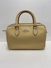 Coach Crossgrain Leather Rowan Satchel CH282 Pale Yellow