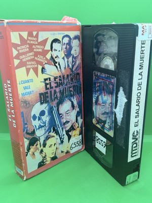 Vintage El Salario De La Muerte VHS Rare - Spanish MDVC Release