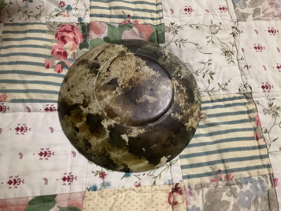 Cuenco de piedra pintada Foto 2 de 2