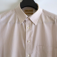 Mens Roundtree Yorke Gold Label Button Up Shirt - Short Sleeve - Size XL
