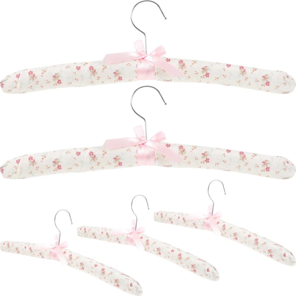  5pcs gepolsterte Kleiderbügel Pullover Traaceless Kleiderbügel Kleiderbügel