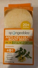 Spongeables: Body Wash In A Sponge - 20 Showers - Honeysuckle - NIB